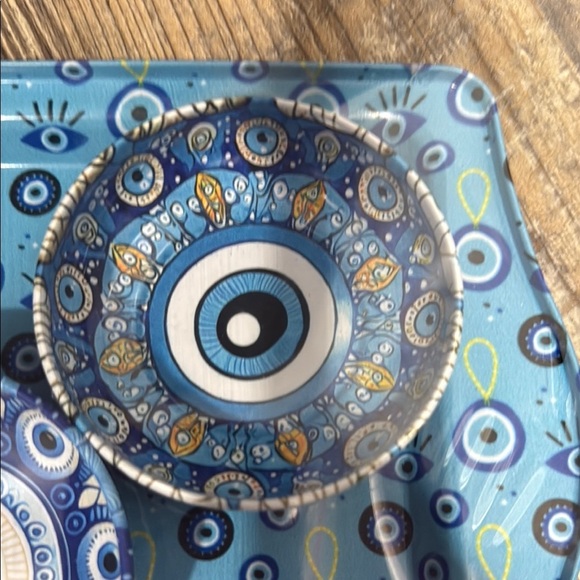 Blue Evil Eye Tray Set for many purposes - Picture 4 of 5